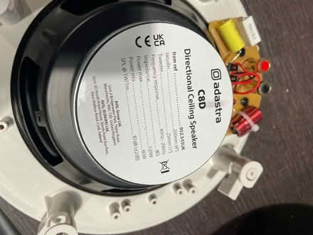 Photo of free 2 x ceiling speakers (HD1, Huddersfield) #1