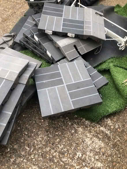 Photo of free Composite plastic interlocking garden tiles (Richmond TW1) #4