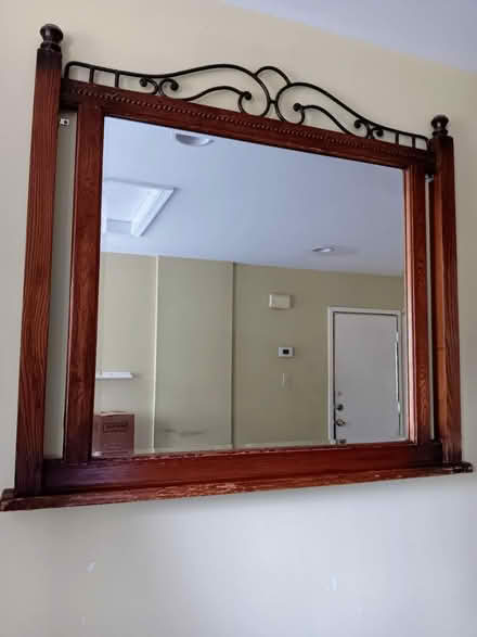 Photo of free Mirror with Ornate Wood Frame (Truxton Circle) #1