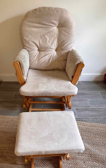 Photo of free Nursing chair and stool (Chiswick) #1