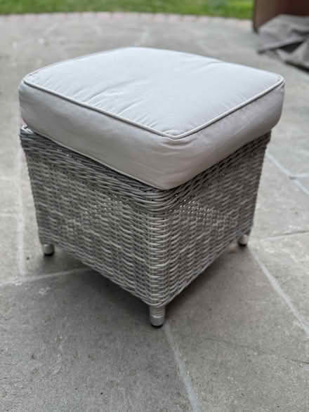 Photo of free Outdoor stool with cushion (Peppard Common RG9) #1