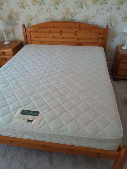 Photo of free King Sized Pine Bed (Upshire CM16) #2