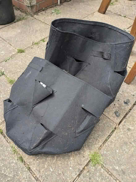 Photo of free 2 x soft black grow bags (BH8) #1