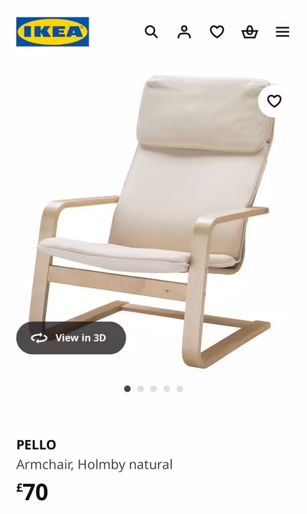 Photo of free White Chair - Ikea (Holland Park W11) #3