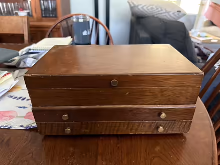 Photo of free Wood Jewelry Box (Near Oakland Terrace ES) #2
