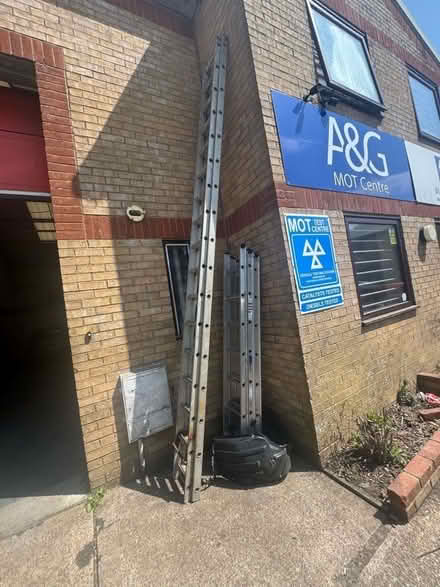 Photo of free 2 very tall ladders (Jarvis Brook TN6) #1