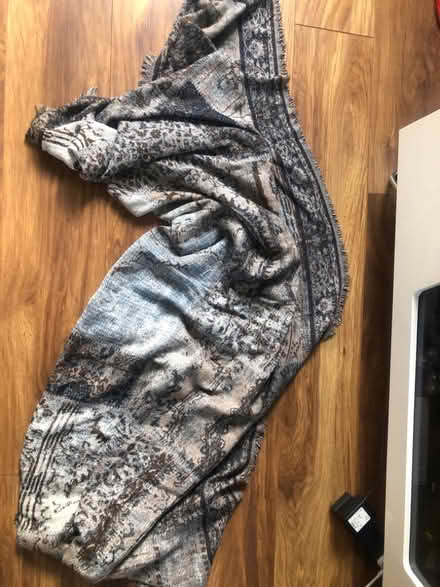 Photo of free Large zara scarf/shawl blue /grey (Richmond TW1) #4