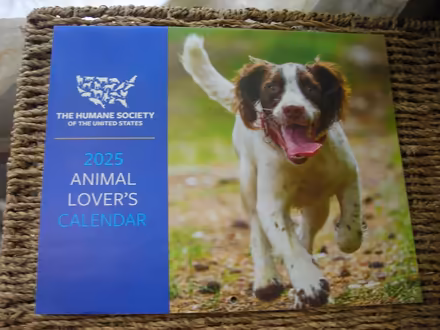 Photo of free 2025 Animal Lover's Wall Calendar (Swarthmore area) #1