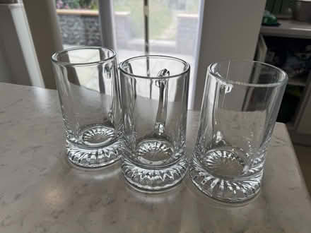 Photo of free 3 Pint Tankards - Clear Glass (RM14) #1