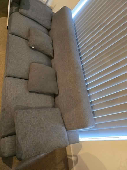 Photo of free Gray 3 seater sofa (Sheffield) #2