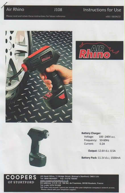 Photo of free Tyre Inflator (Talbot Village BH12) #2