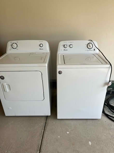 Photo of free Amana Washer & Gas Dryer (Bolingbrook (Near IKEA)) #1