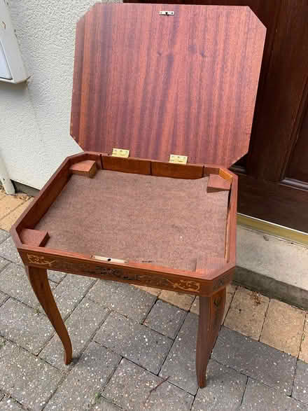 Photo of free Ornate table. Sewing box (Gargrave Skipton BD23) #2