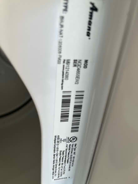 Photo of free Amana Washer & Gas Dryer (Bolingbrook (Near IKEA)) #3