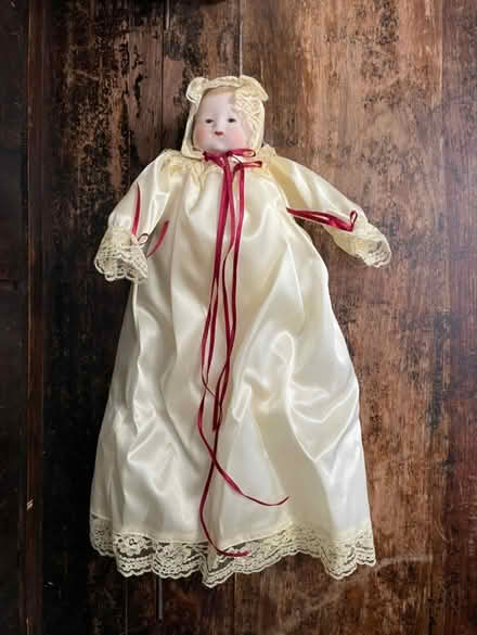 Photo of free Porcelain Baby Doll in Satin Gown (Midtown, Toronto ON) #1