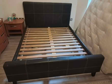 Photo of free King Size Bed with Mattress (Used) (SE16) #1