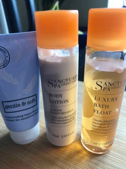 Photo of free Sanctuary spa & M&S beauty products (SY2) #1
