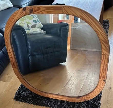 Photo of free Wooden framed mirror (Abbots Langley WD5) #1