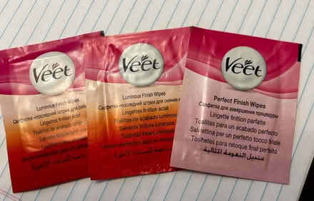 Photo of free post-wax facial wipes - only wipes (Newton highlands MA) #1