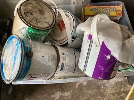 Photo of free Job lot of paint, oil, etc. (Thames Ditton KT7) #3
