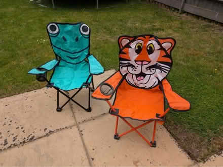 Photo of free Children’s folding garden chairs (Twyford RG10 9) #1