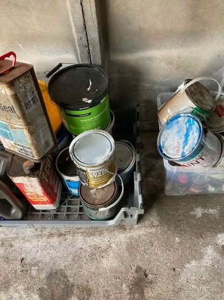Photo of free Job lot of paint, oil, etc. (Thames Ditton KT7) #4
