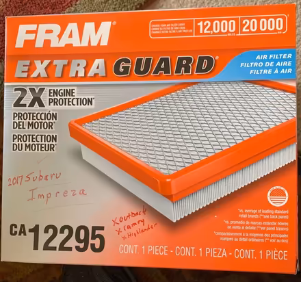 Photo of free Fram CA12295 Engine Air Filter (Maynard) #1