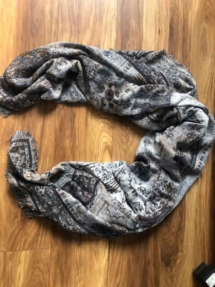 Photo of free Large zara scarf/shawl blue /grey (Richmond TW1) #1