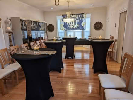Photo of free Cocktail table covers (Herndon, VA) #1