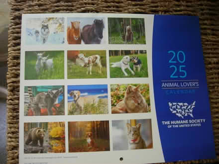 Photo of free 2025 Animal Lover's Wall Calendar (Swarthmore area) #2