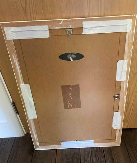 Photo of free Large wooden frame mirror (Cholsey, OX10) #2