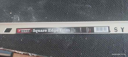 Photo of free Length of tile edging colour jasmine (Stanley Green BH15) #1