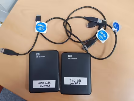 Photo of free 2X WD External Hard Drives (BA1) #1