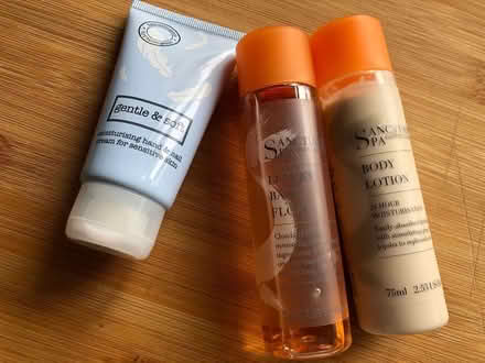Photo of free Sanctuary spa & M&S beauty products (SY2) #2