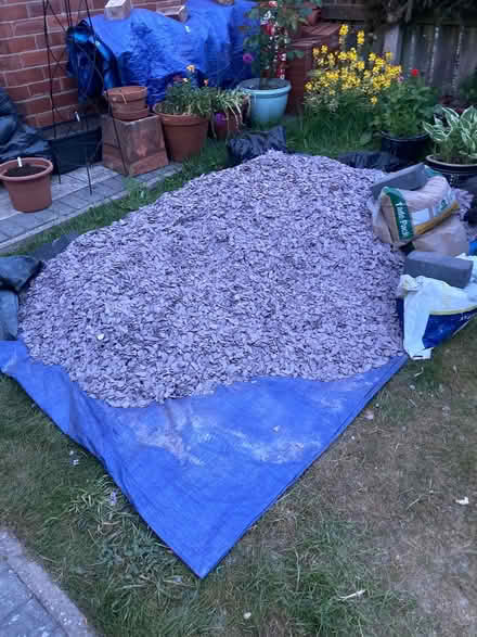 Photo of free Garden slate chippings “plum” 20mm (Clifton YO30) #1