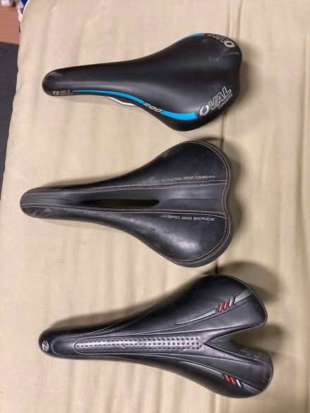 Photo of free Three bicycle saddles (Mt. Pleasant DC) #1
