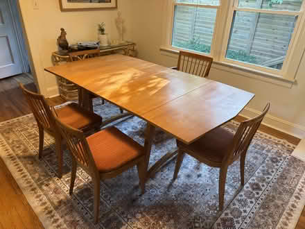 Photo of free mid century modern table, 5 chairs (Chapel Hill) #4