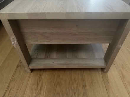 Photo of free Wooden low table with two drawers (Dartford DA1 3PW) #2