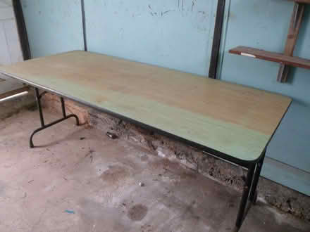 Photo of free Large folding Table for Garage or Workshop (Moreton CH46) #1