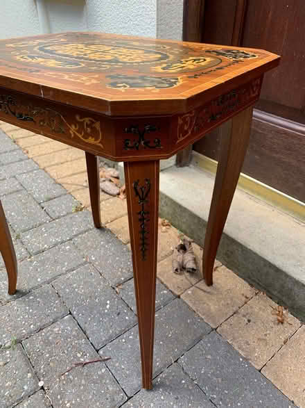Photo of free Ornate table. Sewing box (Gargrave Skipton BD23) #3