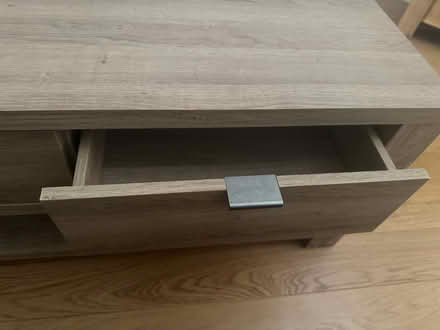 Photo of free Wooden low table with two drawers (Dartford DA1 3PW) #4