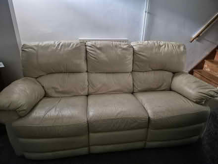 Photo of free Recliner 3 seater sofa (Abington) #2