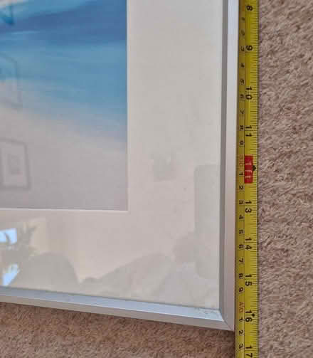 Photo of free Beach scene framed print (Roundwood AL5) #2