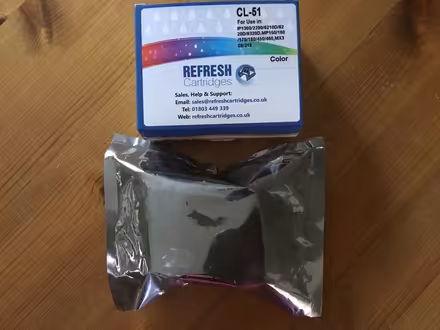 Photo of free CL-51 colour ink cartridges (Millhouses S7) #1