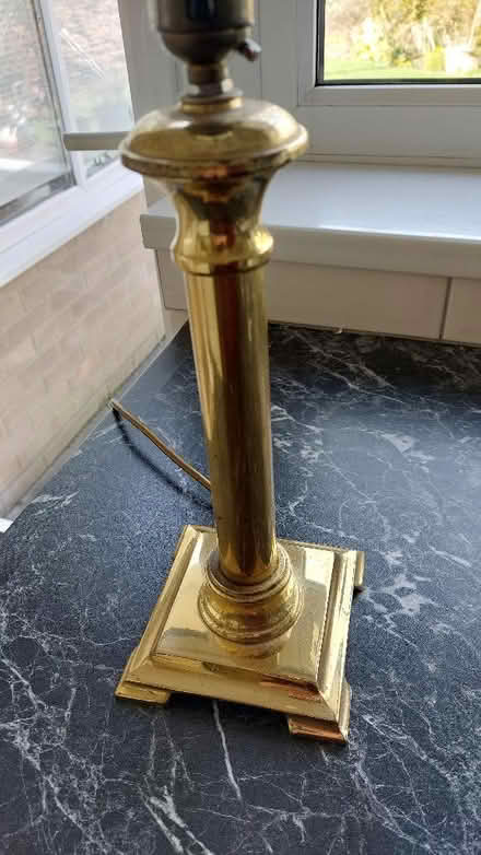 Photo of free Brass effect table lamp (Swaythling SO16) #2