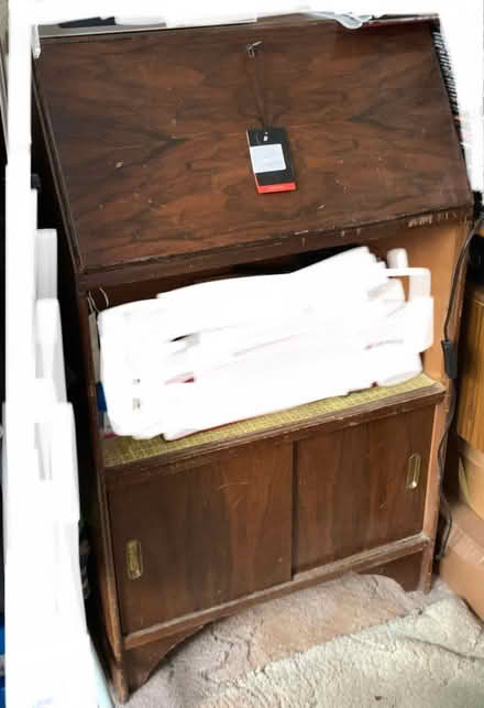 Photo of free Small wooden lockable bureau (Upton Park E6) #1