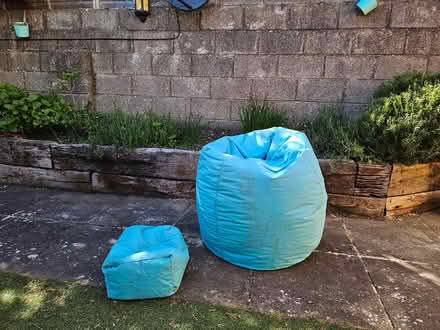 Photo of free Outdoor Beanbag and footstool (Dublin 9) #1