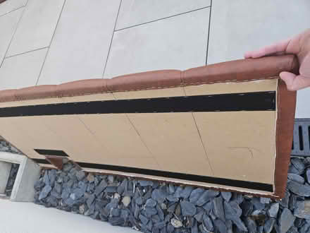 Photo of free Brown banquette leather seating (Loughton IG10) #2