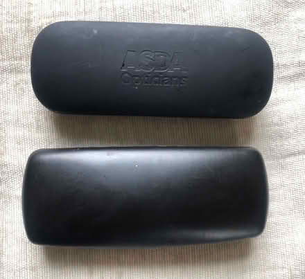 Photo of free 2 black, standard size glasses cases. (Great Harwood BB6) #1