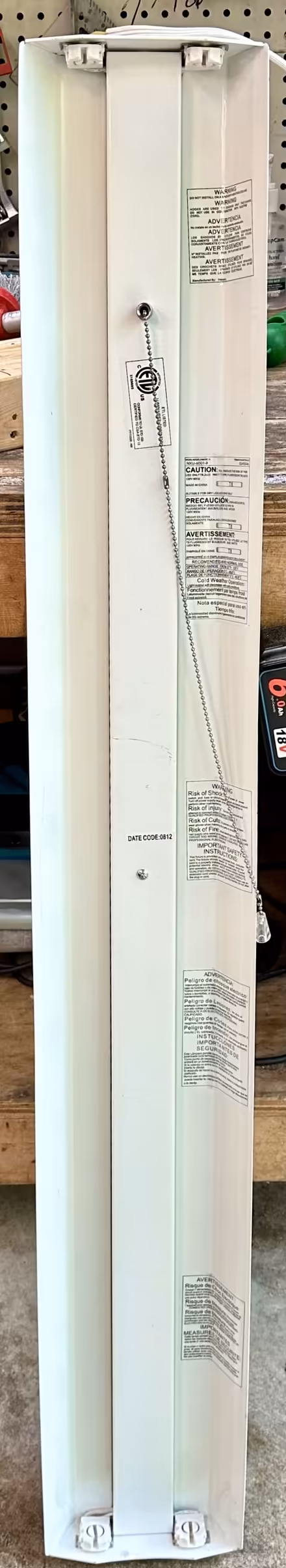 Photo of free 48”shop light fixture (no bulb) (Lake Linganore, New Market) #1